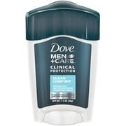 Dove Men + Care Clinical Protection Antiperspirant Deodorant Solid Clean Comfort 1.70 Oz (Pack Of 5)