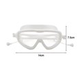 thumbnail image 3 of Gafas de natación con tapones para los oídos Gafas de buceo impermeables para adultos (Blanco) 2x, 3 of 6
