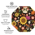 thumbnail image 3 of Pofeuu Sunflowers Mushrooms Print Coasters for Drinks, 4Pack PU Leather Coasters, Bar Drink Coasters for Tabletop Protection, Furniture from Damage-Octagon, 3 of 6