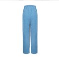 thumbnail image 7 of cllios Women's Plush Fuzzy Pajama Pants Casual Wide Leg Elastic High Elastic Waist Sleep Bottoms Winter Warm Fleece Loung Trousers with Pocket, 7 of 7