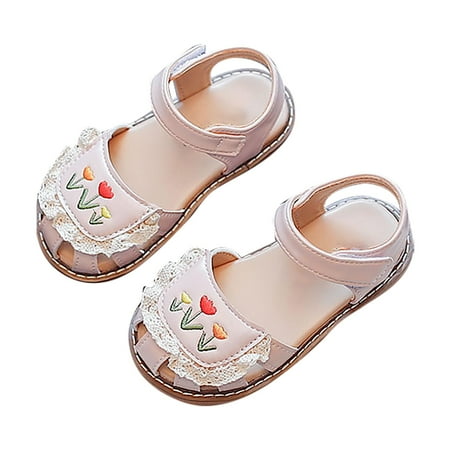

Toddler Girl Pink Summer Sandals 2.5 Years-3 Years