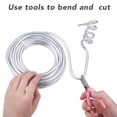 thumbnail image 3 of 3 Gauge(6mm) Silver Aluminum Wire 23 Feet Bendable Metal Sculpting Wire for Bonsai Trees Floral Making Home Decors and Other Arts Crafts Making DIYDIY, 3 of 9