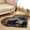 Black, variant on Heart Shaped Rug, Non Slip Bedroom Shaggy Carpet Mats, Faux Fur Rug Fluffy Door Mat for Home Bedroom Room Decor, 40*50cm, Beige