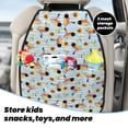 thumbnail image 5 of Naloa Submarine With Fishes Undersea 2Pcs Anti-Kick Back Seat Cover Kick Mat, Car Seat Protector with 3 Storage Pockets, 5 of 8