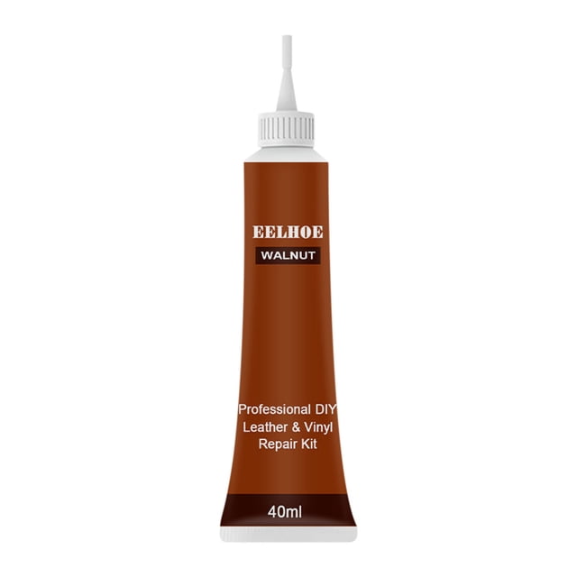 Fiudx Gel Reparador de Cuero, Restauración Profesional para Asientos de Coche, Zapatos, Muebles, Bolsos de Cuero y Sofás. Solución Rápida para Arañazos, Desgarros y Grietas. Formato de 40 Ml. Fácil A