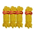 thumbnail image 1 of S SERENABLE 4pcs Reflective Guyline Tent Gazebo Rope Cord Fastener Tensioner Outdoor Camping Yellow, 1 of 9