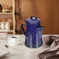 thumbnail image 3 of HLONK 0.8L Enamelware Camping Kettle Tea Coffee Percolator, 3 of 6