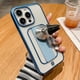 thumbnail image 5 of Funda para iPhone 14 Plus con diseño de correa trasera mate galvanizada: resistente a arañazos, antideslizante, a prueba de golpes, agarre cómodo, absorción de impactos mejorada., 5 of 5