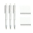 thumbnail image 1 of Labymos 3pcs Refillable & Retractable Gel Ink Pens 0.5mm Black Ink Gel Pen with 20, 1 of 8
