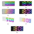 thumbnail image 2 of Matsuzay Despertador electrónico LED único para dormitorio, despertador inteligente con luz colorida, alarma Digital Decoración del hogar Estilo 7, 2 of 5