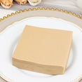 thumbnail image 5 of BalsaCircle 20 Natural Square 10x10" Disposable Airlaid Paper Cocktail Napkins Party Events Decorations Supplies, 5 of 8