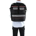 thumbnail image 2 of LHCER Tool Bag, Tool Organizer, Black And Gray Electrician For Tools Storage Administrator Plumber, 2 of 8