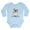 Sky Blue, variant on CafePress - Long Sleeve Infant Bodysuit - Long Sleeve Cotton Baby Bodysuit