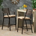 thumbnail image 2 of Noble House Elya Outdoor Barstool with Cushion in Tuscany (Set of 2), 2 of 9