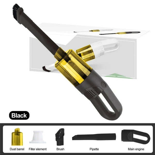 Mini aspiradora de mano perfecl aspiradora de coche inalámbrica 6000PA limpieza negro