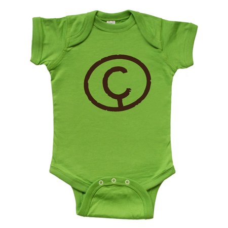 

Inktastic Branding Iron Letter C Monogram Gift Baby Boy or Baby Girl Bodysuit