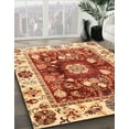 thumbnail image 3 of Ahgly Company Machine Washable Indoor Rectangle Abstract Lava Red Area Rugs, 5' x 8', 3 of 7