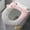 B, variant on Lume Wear Extra Thick Seat Cushion for Enhanced Bathroom Comfort And Support. With A Non Grip And Easy Cleaning Design. Fits Standard Toilet Seats