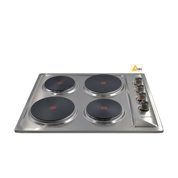 Parrilla eléctrica de empotre con 4 quemadores en acero inoxidable SUPRA 4P-TRAMONTO SUPRA 4P-TRAMONTO