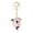 Pink, variant on Key Ring Rhinestones-Encrusted Dolphin Shape Keychain Pendant with Strong Lobster Clasp Keys Bags Car Keys Accessories