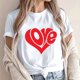 thumbnail image 5 of Camisetas de Manga Corta para Mujeres, Camiseta de Cuello Redondo Impresa de Moda, Primavera Y Verano Casual, 5 of 8