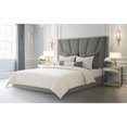 thumbnail image 2 of Rose Queen Velvet Lift Up Storage Bed - Gray, 2 of 6