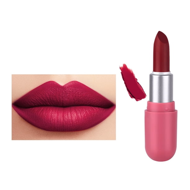 Lápiz labial mate Xihbxyly Cápsulas de 5 colores aterciopelado