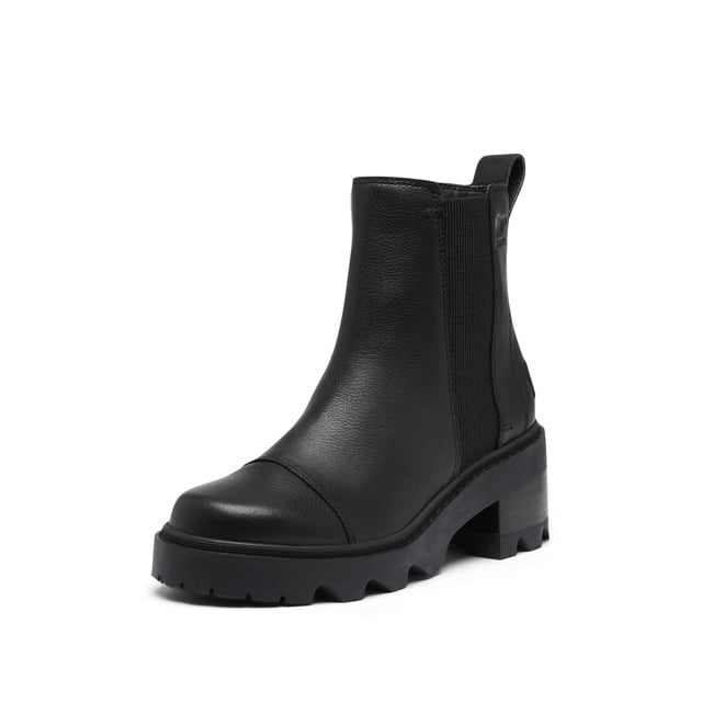 Botas Chelsea Joan Now de Sorel para mujer, impermeables, color negro 10.5