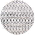 thumbnail image 3 of Madison Transitional 8' Round Cream and Navy Polypropylene Indoor Area Rug, 3 of 8