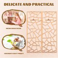 thumbnail image 3 of 4Pack Miniature Screen Models Golden Wooden Rectangular Photography Prop For Dollhouse Folding Screen Decor, 3 of 9