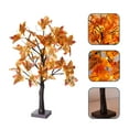 thumbnail image 5 of DAMAI 23 Inch Lighted Thanksgiving Fall Maple Tree Decor,24 LED Battery Operated Decorations,Timer Battery Operate Fall Decor Lights for Indoor Outdoor Holiday Autumn Harvest Xmas Party Home Decor, 5 of 7
