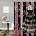 thumbnail image 2 of BCIIG  Fashio Woman Shower Curtain  Modern Girly Pink Black Stripe High Heel Perfume Girls White Floral Bathroom Decor Fabric Polyester Waterproof, 2 of 6