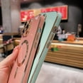 thumbnail image 4 of compatible iPhone 14 Pro Max Magsafe Plating TPU Phone Case with Lens Film Cheap and fine, 4 of 5