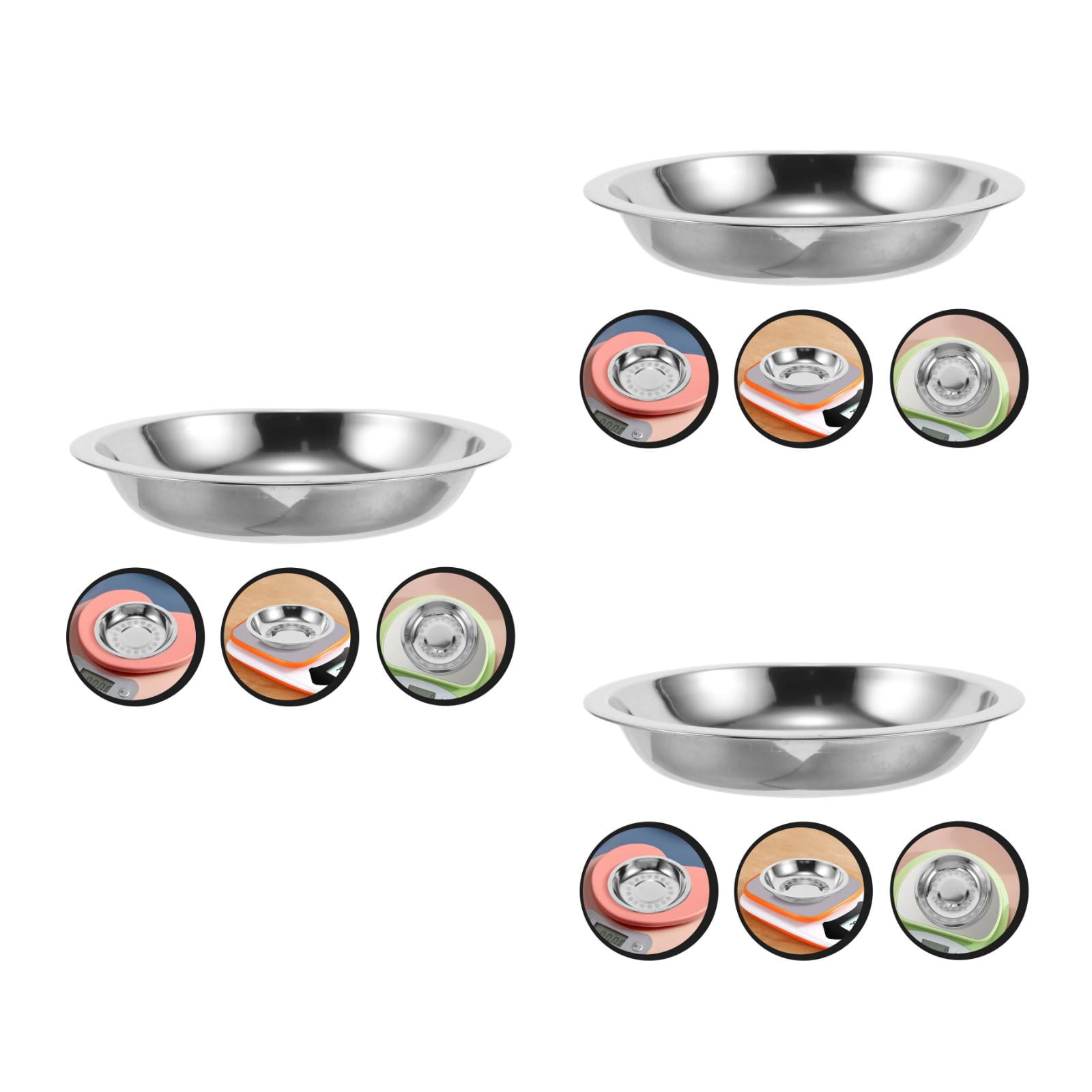 Masteelf 12-Piece Stainless Steel Weighing Scale for Kitchen Electronic Scales, Measuring Dishes, and Balance Cups Accessories