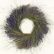 15 Inch Lavender & Bear Grass Wreath