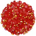 thumbnail image 1 of 720 piezas SS30 0.236 in diamantes de imitación planos para uñas arte manualidades brillo redondo gemas AB cristales DIY ropa zapatos (rojo AB), 1 of 4