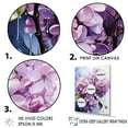 thumbnail image 3 of Designart "Surreal Beauty In Lilac Fragrance I" Lilacs Floater Framed Canvas Art Print, 3 of 5