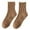 Brown, variant on HJYCHN Crew Socks for Women Couples Spring Summer Tube Solid Color Socks Men's and Women's Sweat Absorbent Breathable Sports Socks for Women Coffee One Size