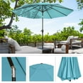 thumbnail image 4 of Pure Garden 10FT Patio Umbrella with Auto Tilt and Vented Canopy (Blue), 4 of 8