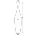 thumbnail image 2 of Tall 43" Inch Modern Bamboo Narrow Trumpet Floor Vase, 2 of 9