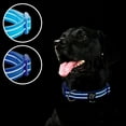 thumbnail image 3 of azuza 2 Pack Neoprene Padded Dog Collar for Large Dogs, Reflective Dog Collar with ID Tag Ring, Adjustable Safe and Comfy Dog Collars,Royal Blue/Sky Blue,L, 3 of 6