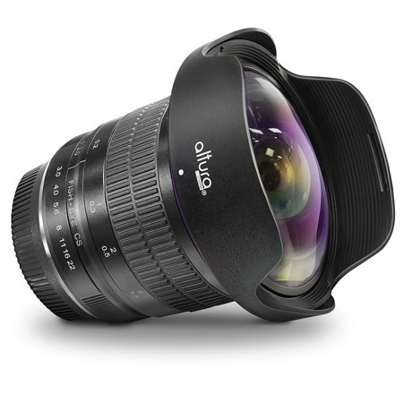 Altura Photo 8mm f/3.0 Professional Ultra Wide Angle Aspherical Fisheye Lens for Nikon D500 D3200 D3300 D3400 D5200 D5300 D5500 D5600 D7100 D7200 D7500 DSLR