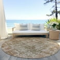 thumbnail image 6 of Addison Rugs Chantille Indoor/Outdoor Transitional Modern Beige Washable Round Rug, 8' x 8', 6 of 6