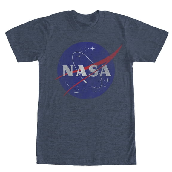 Men's NASA Logo Graphic Tee Navy Blue Heather 5X Large
