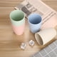 thumbnail image 5 of Tazas irrompibles con paja de trigo Rawiri (12 oz) - Juego de 5 tazas reutilizables - Aptas para lavavajillas - Ideal para niños pequeños y adultos - Sin BPA y ecológicas, 5 of 8