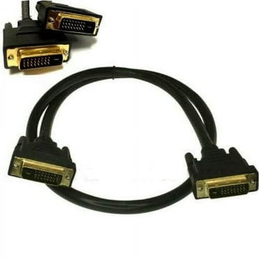 CableVantage New 5FT DVI-D DUAL LINK (24 1) MALE TO MALE M/M DVI CABLE FOR LCD HDTV COMPUTER