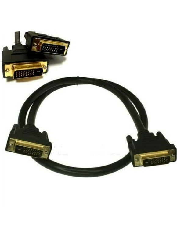 CableVantage New 5FT DVI-D DUAL LINK (24+1) MALE TO MALE M/M DVI CABLE FOR LCD HDTV COMPUTER