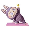 POP MART LABUBU Lazy Yoga Figures The Monsters Exciting Macaron Design