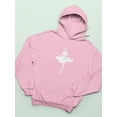 thumbnail image 3 of Manga Girl Soft Ballerina Hoodie Women -Image by Shutterstock, Female Medium, 3 of 4