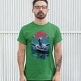 thumbnail image 3 of Tee Hunt Demon Gargoyle T-Shirt Blood Moon Scary Halloween Monster Men's Tee, Green, 5X-Large, 3 of 5
